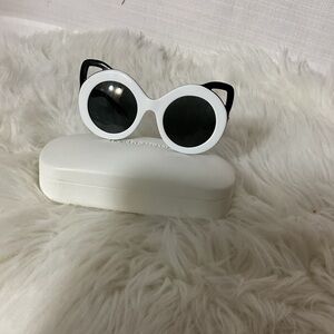 Dolce & Gabbana Kids Black and White Sunglasses